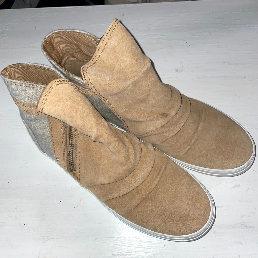 Sperry Top Sider Crest Zone STS82412 Womens US 8 Comfort Shoes Tan Gray Sneaker‎